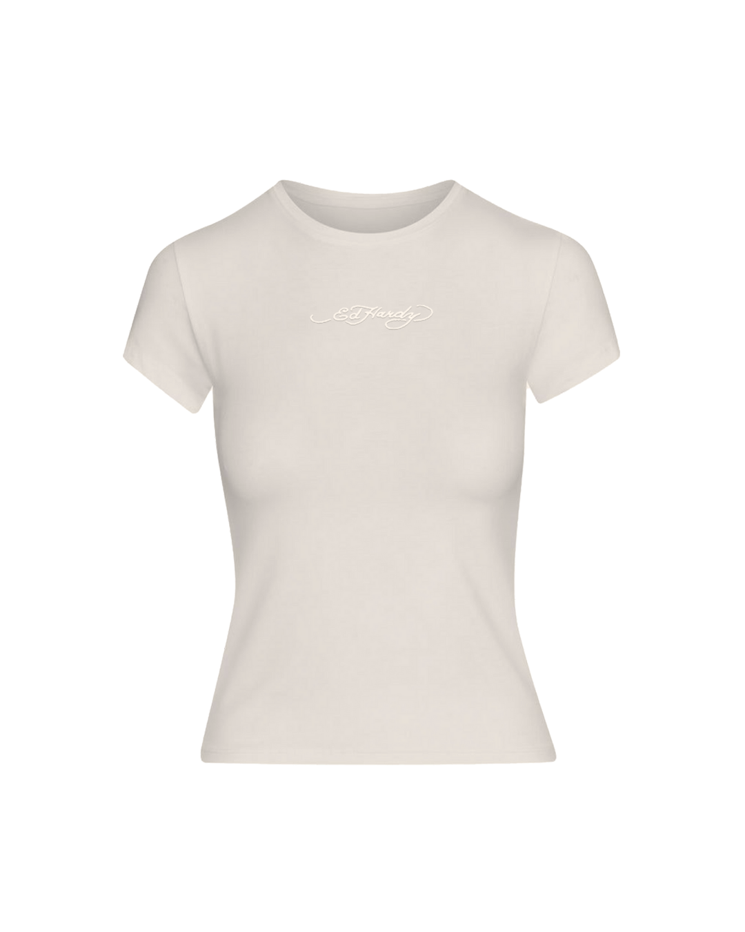 Baby Tee Off White "Everyday Ed Hardy"