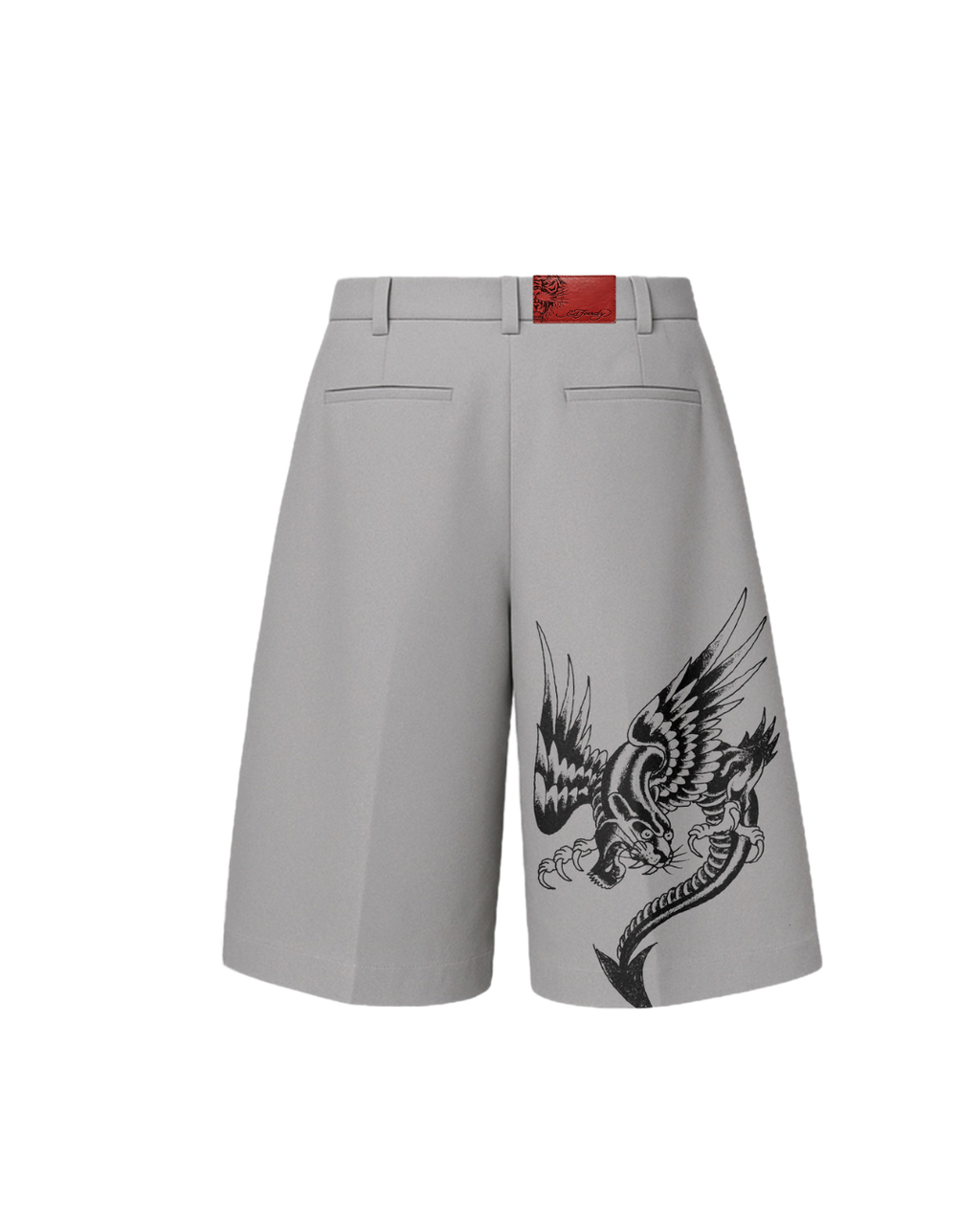 Bermuda Cinza Alfaiataria "Couture"