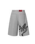 Bermuda Cinza Alfaiataria "Couture"