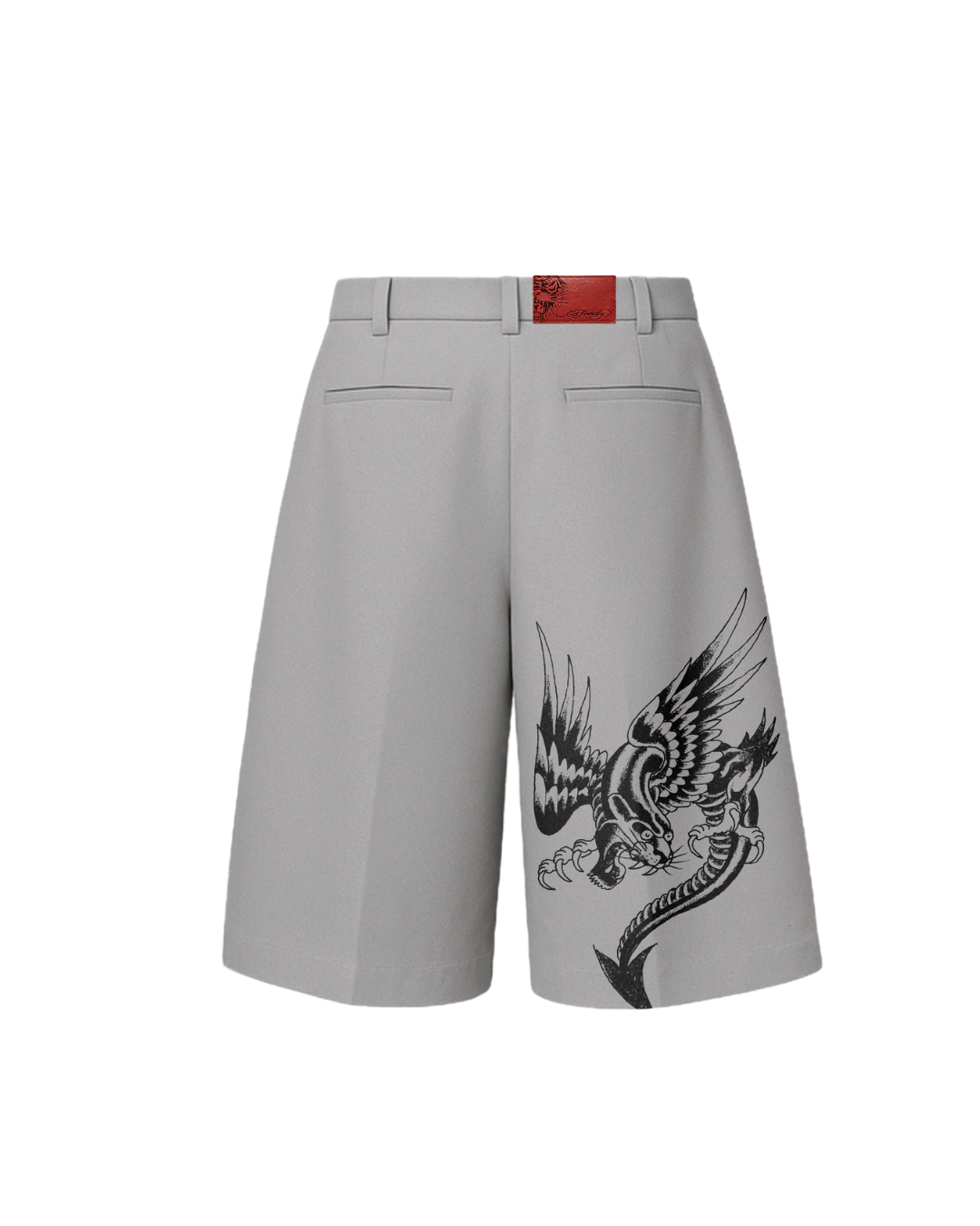 Bermuda Cinza Alfaiataria "Couture"