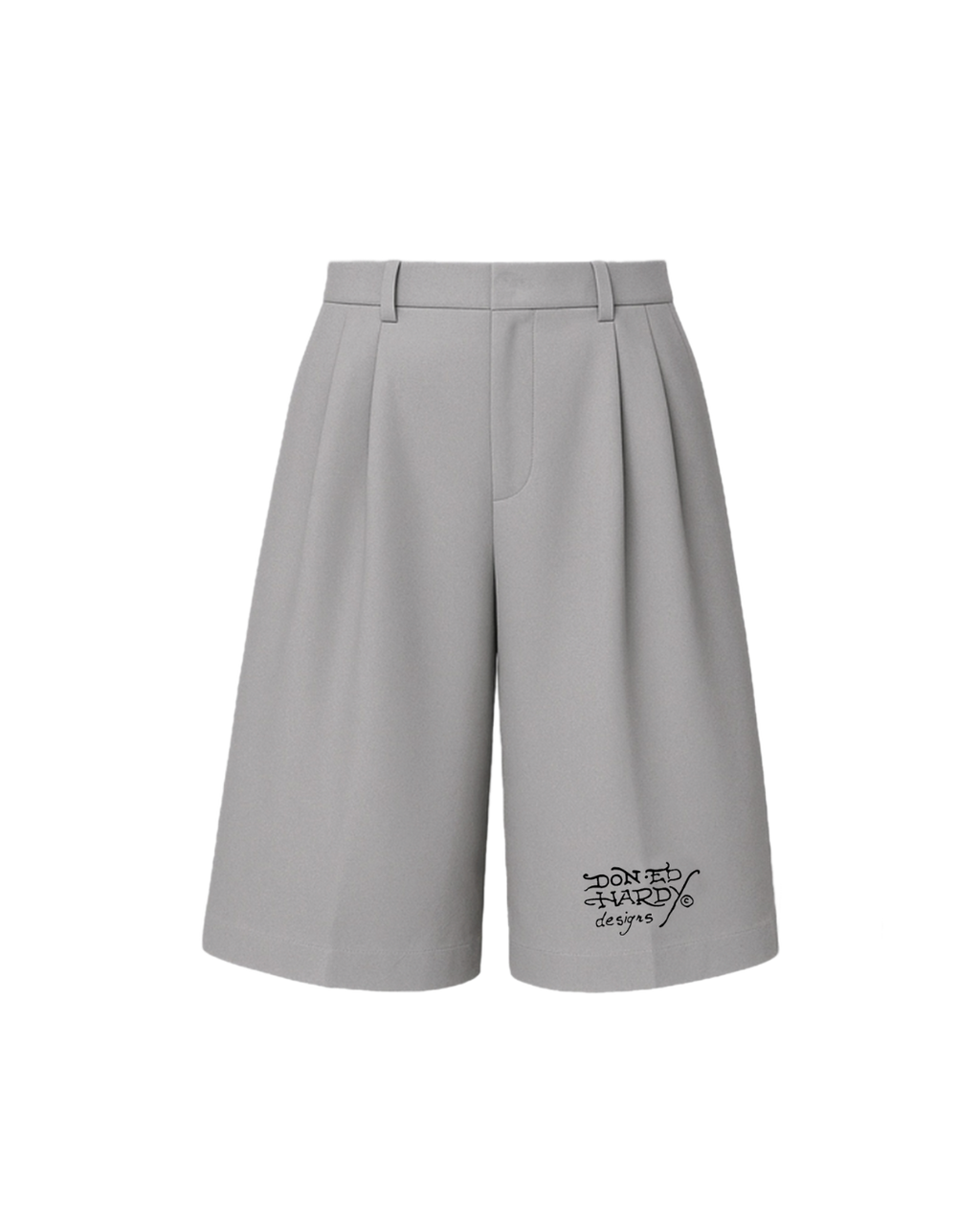 Bermuda Cinza Alfaiataria "Couture"