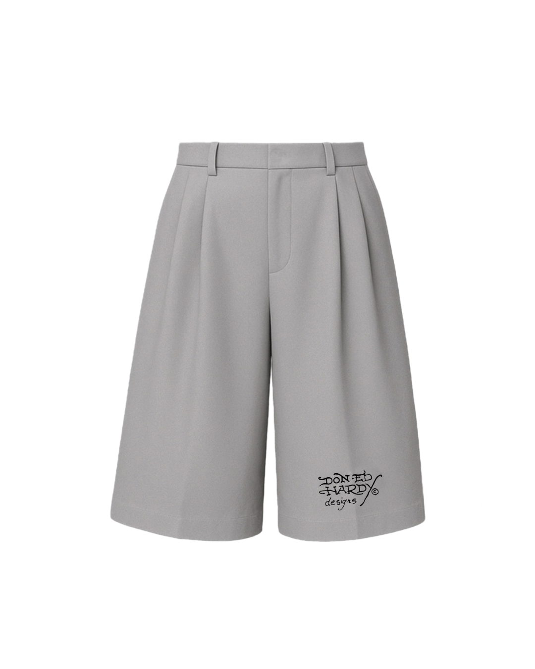 Bermuda Cinza Alfaiataria "Couture"