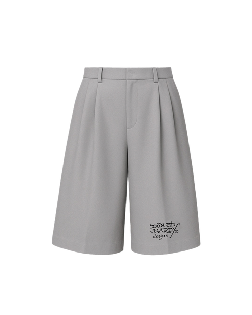 Bermuda Cinza Alfaiataria "Couture"