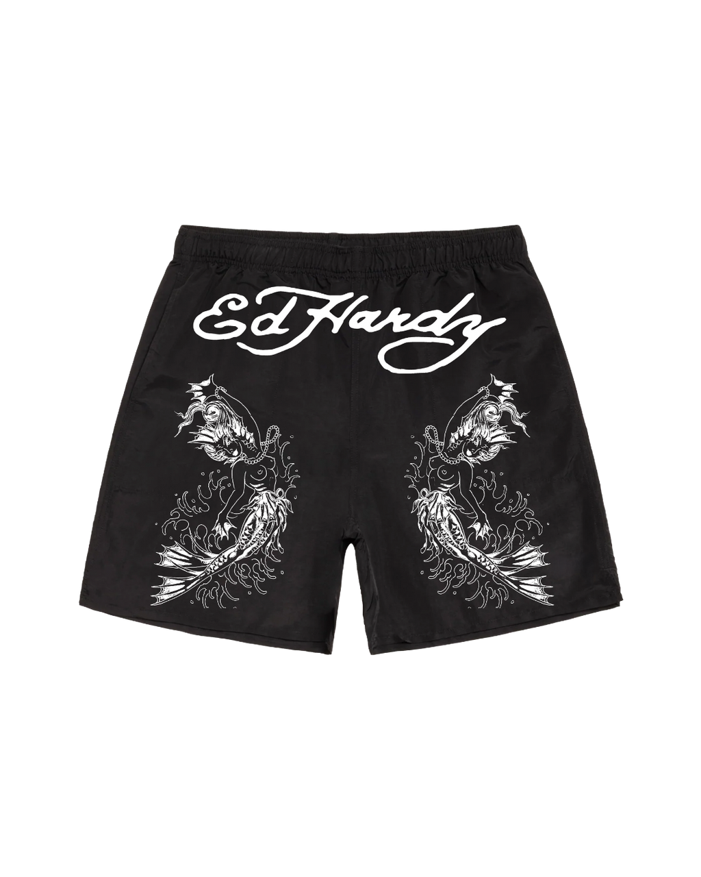 Shorts D'Água Preto "Rainhas do Mar"