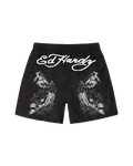 Shorts D'Água Preto "Rainhas do Mar"