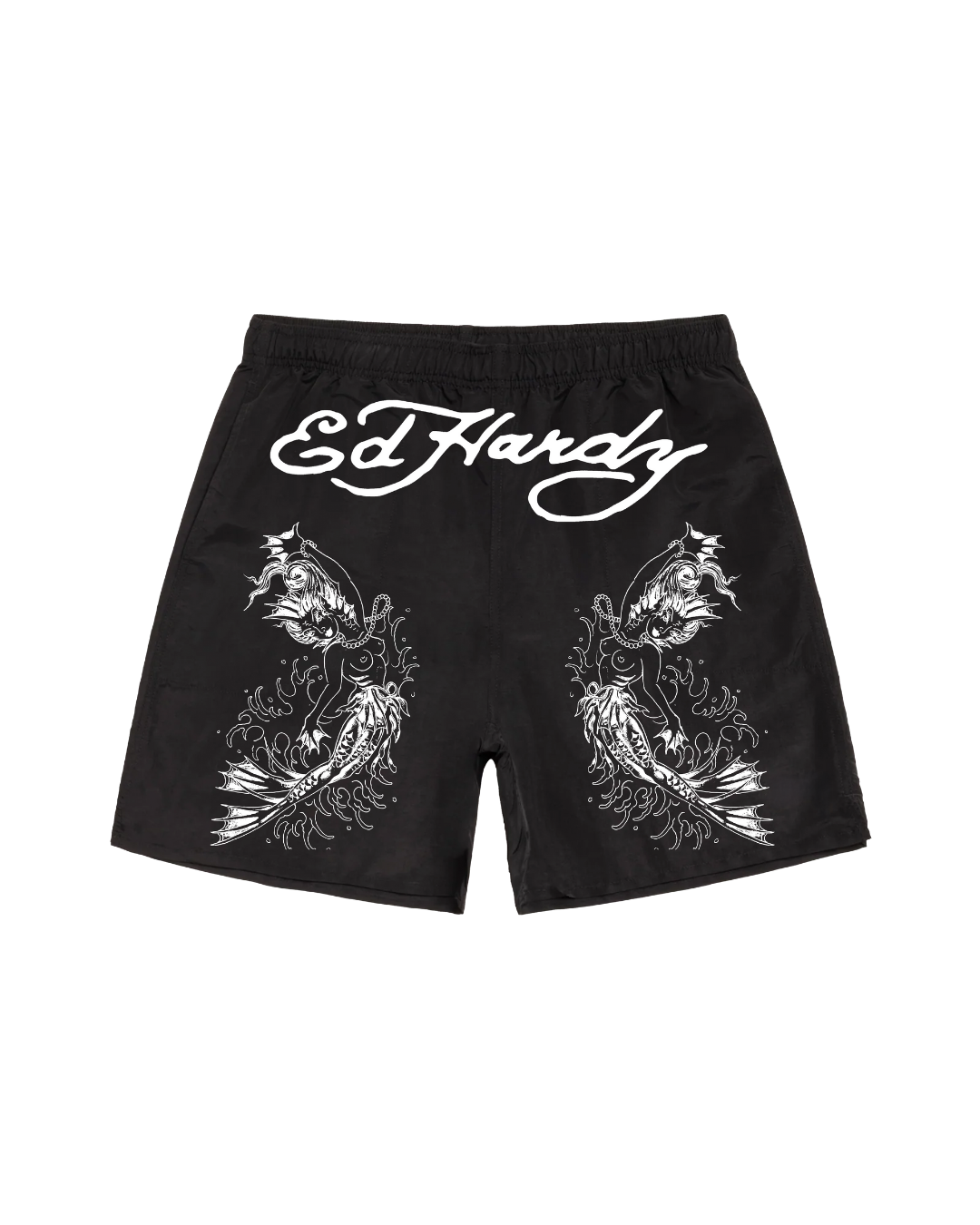 Shorts D'Água Preto "Rainhas do Mar"