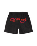 Shorts D'Água Preto "Logo"