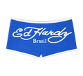 Mini Short "Born in Brasil" Azul