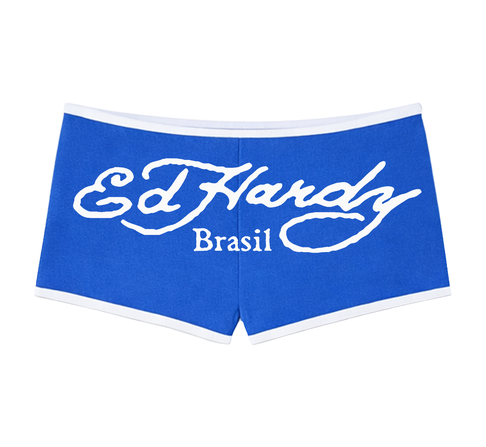 Mini Short "Born in Brasil" Azul