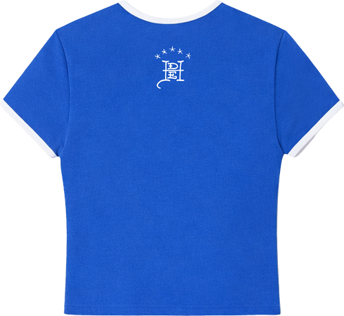 Baby Tee "Wild Brasil" Azul