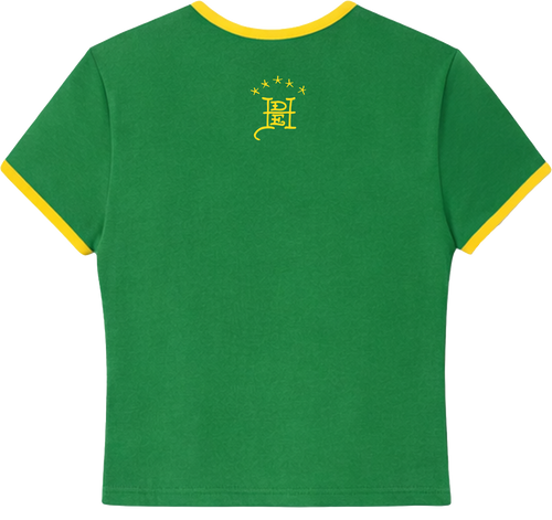 Baby Tee "Wild Brasil" Verde