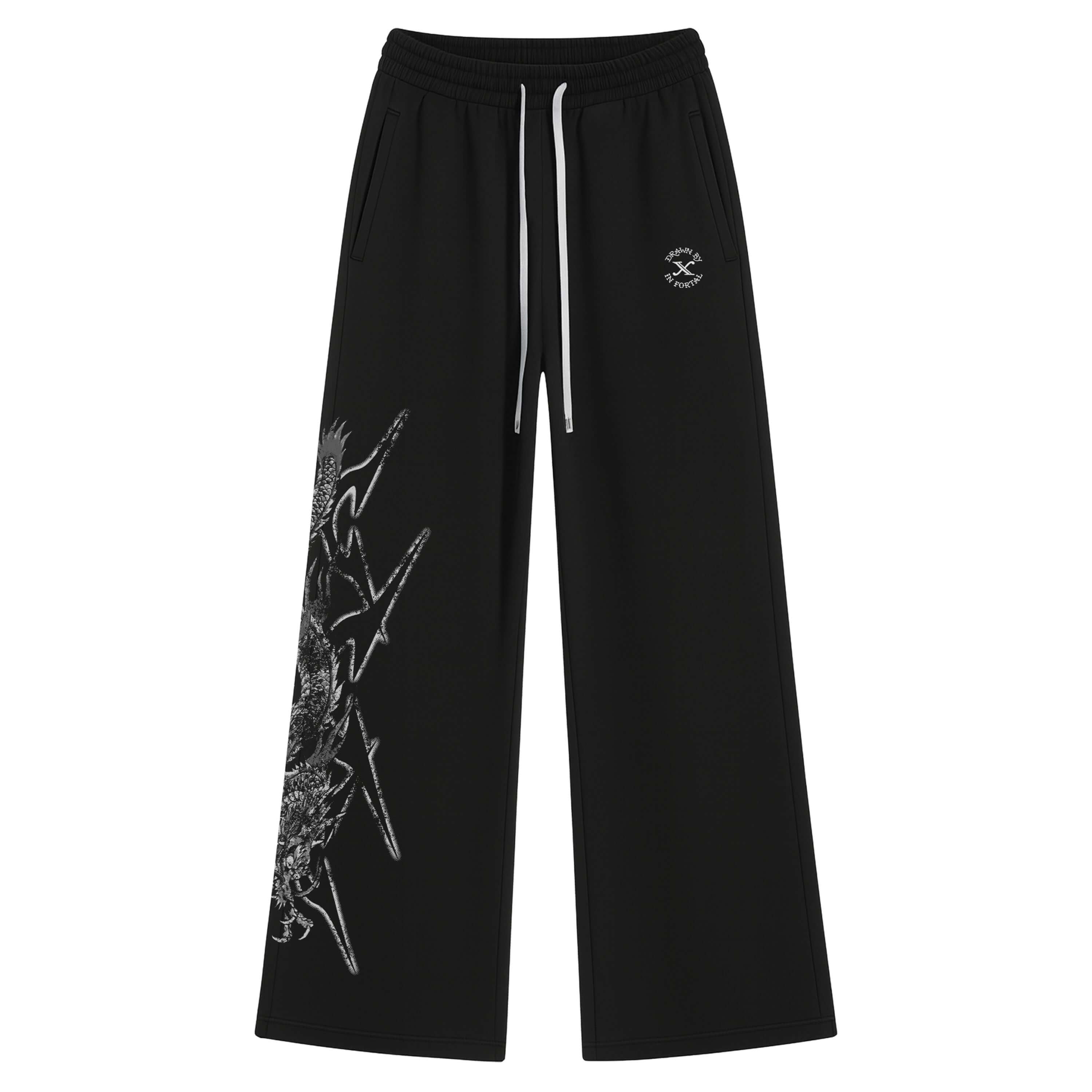 Calça de Moletom Preta Ed Hardy x Matuê II