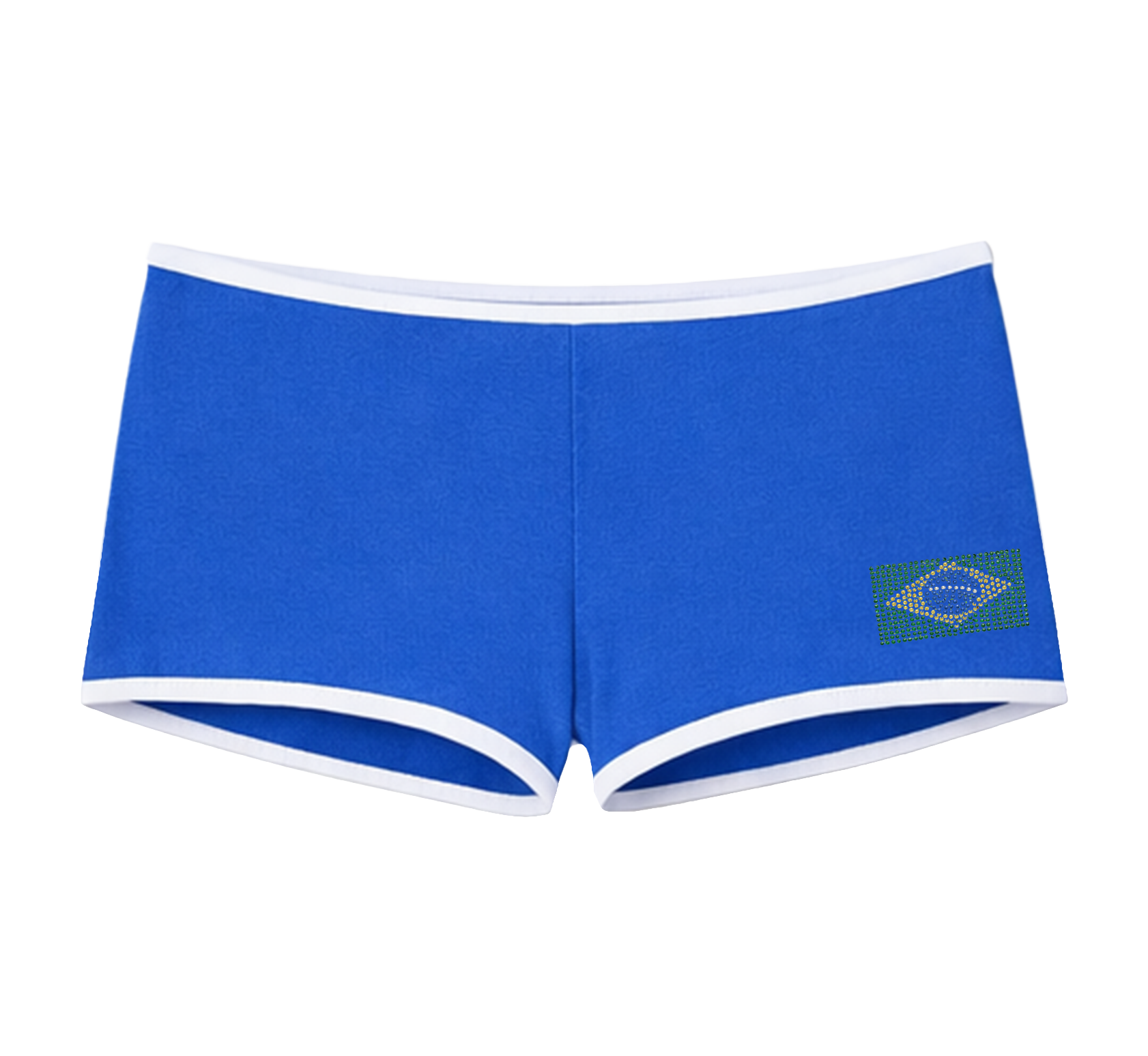 Mini Short "Born in Brasil" Azul