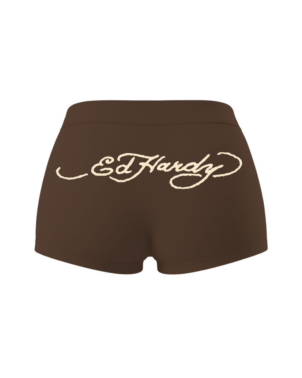 Mini Shorts Marrom "Ed Hardy 00's"