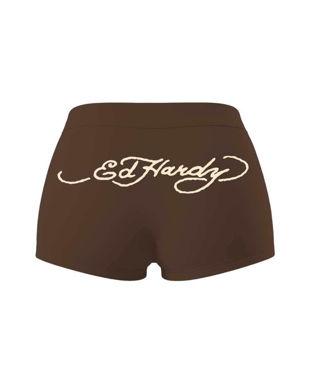 Mini Shorts Marrom "Ed Hardy 00's"