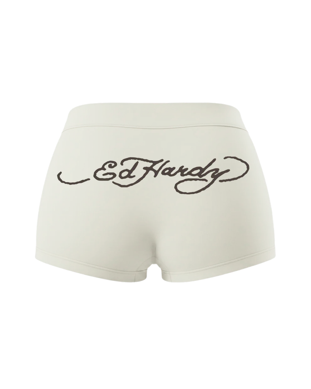 Mini Shorts Off White "Ed Hardy 00's"