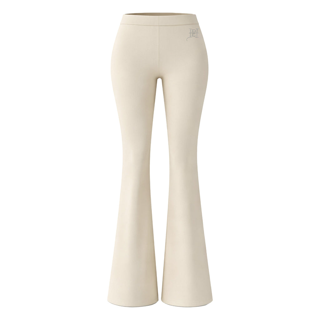 Calça Flare "Wild" Off White