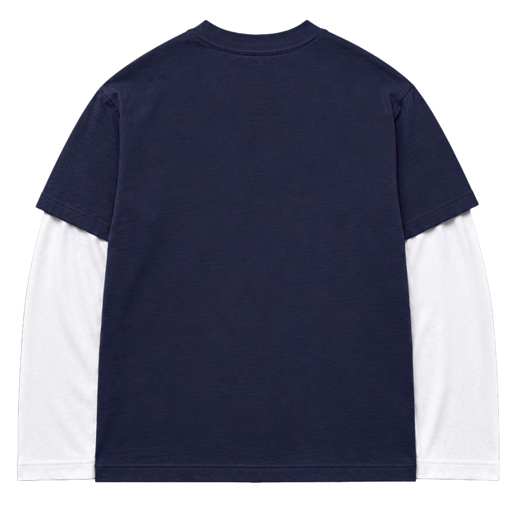 Camiseta Manga Longa Azul "Phoenix" DROP BRASIL