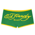 Mini Short "Born in Brasil" Verde
