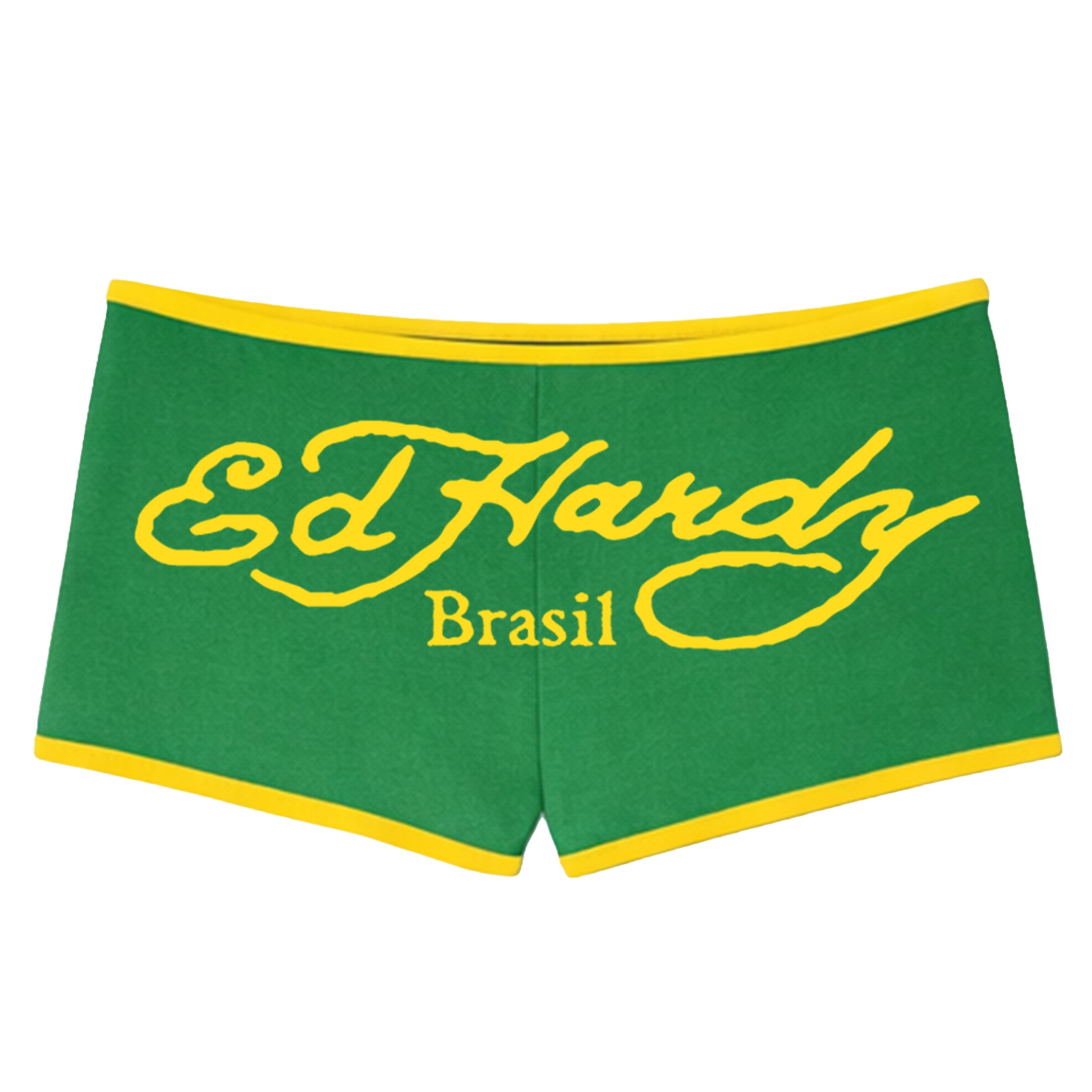 Mini Short "Born in Brasil" Verde