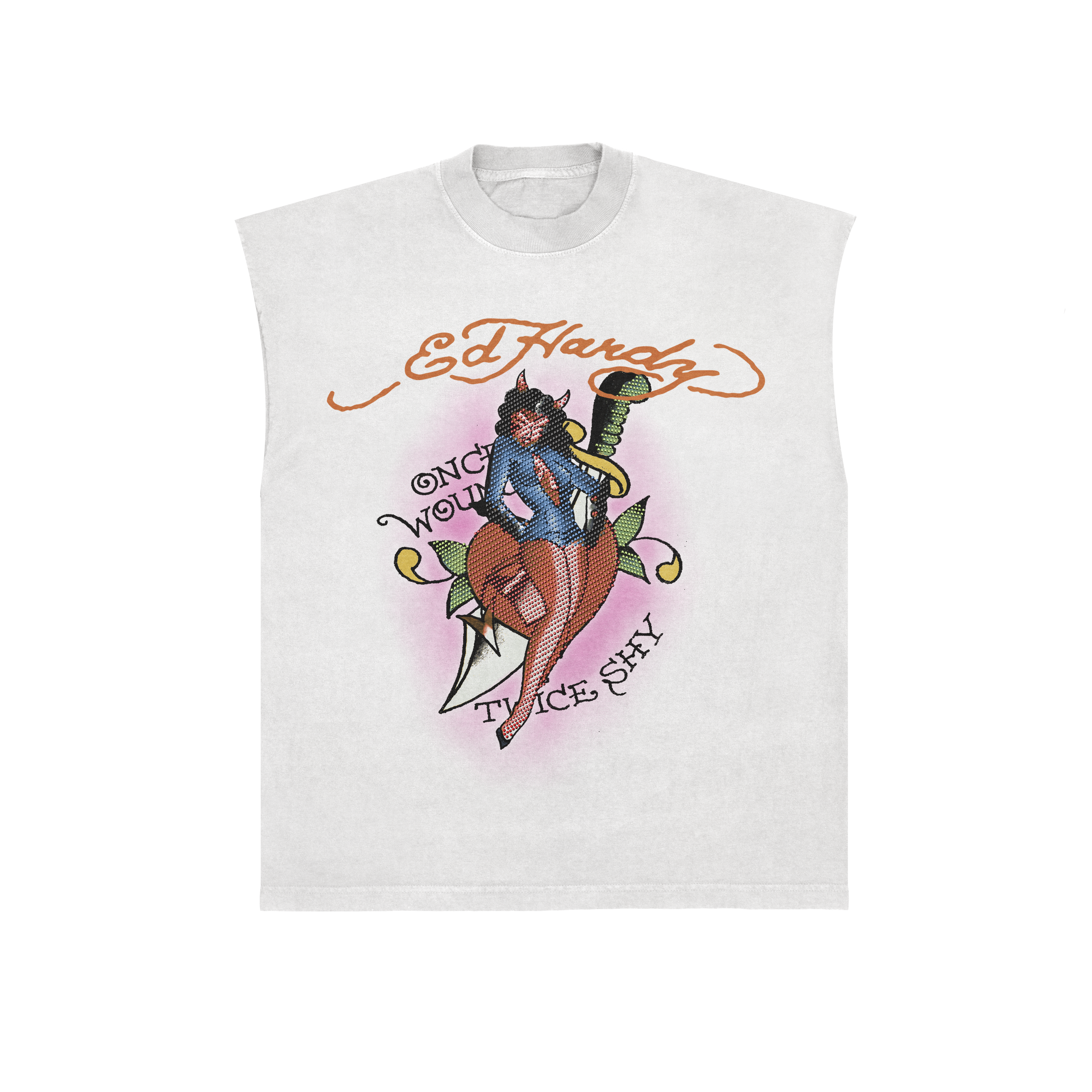 Regata Off White "SHY" Diamanté