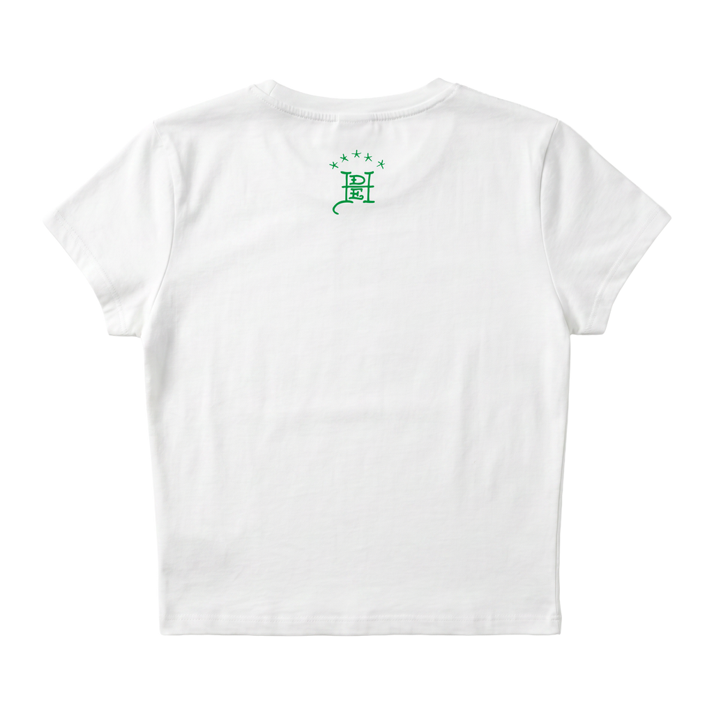 Baby Tee "Wild Brasil" Off White